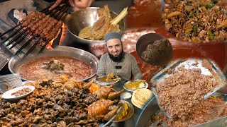 Best Food of Androon Lahore  Beef Kabab Daal Chicken Nihari Lassi Chanay and Tawa Chicken [upl. by Reiko]