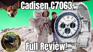 Cadisen C7063 Chronograph Watch Review [upl. by Ynnij160]