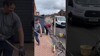 Taking out old fencing and putting in a new composite fencing and gate [upl. by Sheehan328]