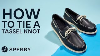 How to tie a Sperry Tassel Knot [upl. by Henryetta628]