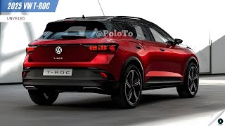 The New 2025 VW TRoc Unveiled  a fantastic choice for crossover fans on the market [upl. by Nallid]