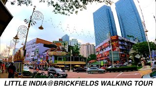 Brickfields Kuala Lumpur  Little India Walking Tour 4K  Cultural Indian Street [upl. by Nemhauser]