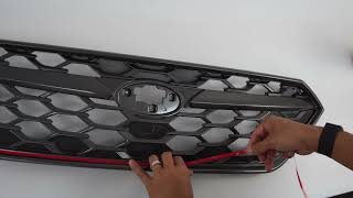 JDM Style Grille Pinstripe  2022 WRX [upl. by Harbard]