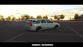 Volvo V70 T5 rwd 500hp  burnout and drifitng [upl. by Trautman]