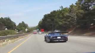 Maserati MC12 Corsa on Public Roads in Monterey [upl. by Kcod]