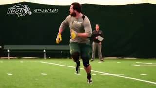 NDSU Football Holds Pro Day 2018 [upl. by Beker]