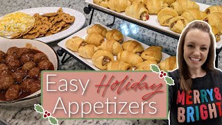 EASY HOLIDAY APPETIZERS  QUICK PARTY FOOD RECIPES  HOLIDAY PARTY APPETIZERS [upl. by Winer892]