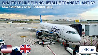 REVIEW  JetBlue Airways  New York City JFK  London LHR  Airbus A321neo  Economy [upl. by Aniger]