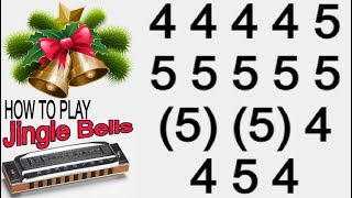 JINGLE BELLS HARMONICA  C DIATONIC  ARMÓNICA C BLUES HARP C GAITA DE BOCA C MUNDHARMONIKA C [upl. by Drofxer]