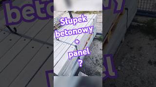 ⛏️🏗️Ogrodzenie panelowe na słupkach betonowych❓❓❓ ogrodzenie fence remontstaregodomu [upl. by Bertina]