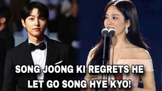 SONG JOONG KI REGRETS HE LET GO SONG HYE KYO  60TH BAEKSANG ARTS AWARDS  SONGSONG  LEE MIN HO [upl. by Akoek]