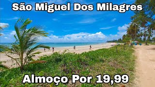 São Miguel Dos Milagres Alagoas Acesso A Praia E Almoço Barato [upl. by Hrutkay822]