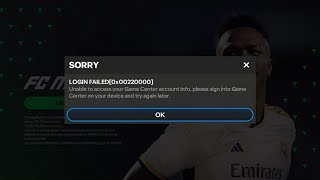 HOW TO FIX FIFA MOBILE GAMECENTER LOGIN FAILED IOS HOW TO FIX FC MOBILE GAMECENTER LOGIN FAILED IOS [upl. by Thalia]