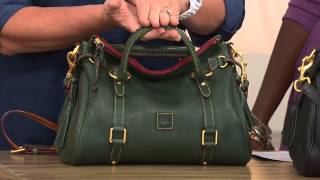 Dooney amp Bourke Florentine Vachetta Leather Small Satchel with Jayne Brown [upl. by Terr]