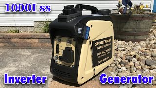 Sportsman 1000 watt Inverter Generator 1000i ss first impression and oil change [upl. by Kylynn]