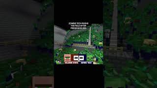 Minecraft Football Zombie Tech rushes the field after defeating Villager State [upl. by Bruni]