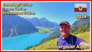 Fabelhafte Wanderroute am Plansee  Zunterkopf Tauern Schrofennas  Ammergauer Alpen 2024  4K [upl. by Ymrej]