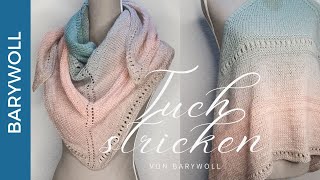 Kuscheligen Schal  Tuch stricken  kostenlose Strickanleitung  Tuch stricken [upl. by Bonnell]