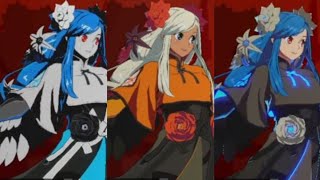 All Queen Dizzy Costume Colors Guilty Gear Strive [upl. by Aubarta572]