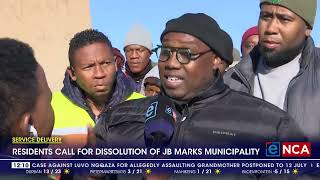 Residents call for dissolution of JB Marks municipality [upl. by Ikik]