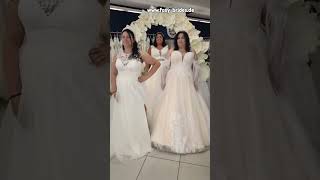 Unsere Brautkleider sind sogar King Fu geeignet 😂 plussizeweddingdresses bride wedding [upl. by Lud274]