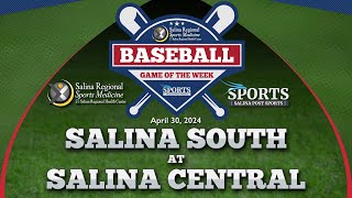 Salina Central Baseball vs Salina South 043024 [upl. by Naihtniroc]