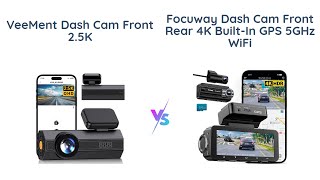 VEEMENT Dash Cam Front 25K vs Dash Cam Front Rear 4K 🚗🔍 [upl. by Morie]