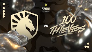 TL vs 100  LCS Summer Playoffs  Lower Bracket Round 1  Game 2 2023 [upl. by Cinimmod]