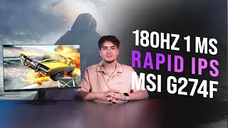 180Hz 1 MS RAPID IPS MSI G274F OYUNCU MONİTÖRÜ wbarankusss [upl. by Koffler]