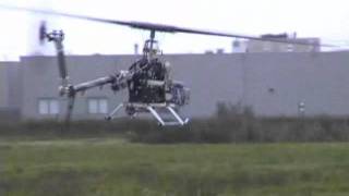 Test flight AH64A Apache Attack helicopter mechanic with TREX 600 ESP [upl. by Eivol]