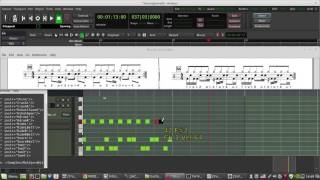 How to create midi drum track using Ardour 53 [upl. by Rafaj]