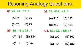 Number Analogy Questions  Analogy Questions  Analogy  Reasoning Analogy  Analogy Short trick [upl. by Nicky]