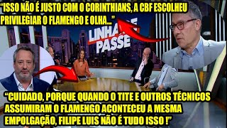 LINHA DE PASSE OLHA O CHORO KKK  TORCIDA DO FLAMENGO TA EMOCIONADA COM FILIPE LUIS  VEJA [upl. by Hazaki]