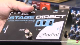 NAMM 13  Radial Engineering PZDI and VocoLoco Demos [upl. by Nosirrah]