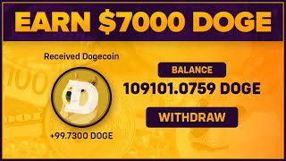 FREE DOGECOIN Mining Websites 2022  Earn 669697 In DOGECOIN With NO INVESTMENT [upl. by Fini70]