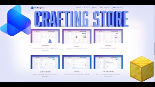 Minecraft Webstore  CraftingStore Showcase [upl. by Ori]