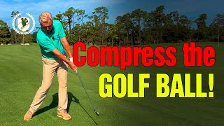 Compress The Golf Ball  Fix Your Impact Position [upl. by Anayra]