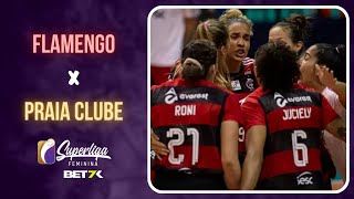 Sesc Flamengo X Praia Clube  MELHORES MOMENTOS  Superliga BET7K Feminina 2324 [upl. by Yssak482]