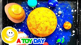 Solar System Model  Solar System Craft  3D Planets Project  8 Planets for kids  DIY Planets [upl. by Cristin]