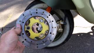 Genuine Buddy 50cc brake disk upgrade [upl. by Neesay]