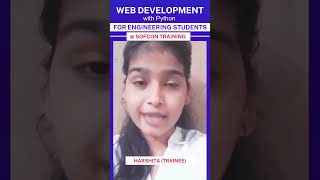 Web Development Training in Noida  Trainees Feedback  Harshita Rathod  Python Programming [upl. by Anemolihp]