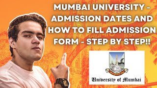 Mumbai University Admissions 2023  How to Fill Preenrollment form Important dates [upl. by Sabelle520]