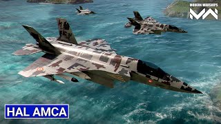 HAL AMCA  New Striker Fighter Review And Test  Modern Warships [upl. by Ahsinyar124]