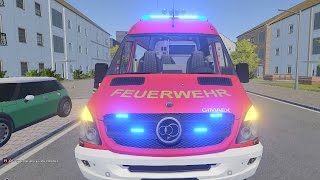 Emergency Call 112 – EQ2B Siren Fire Chiefs Car 4K [upl. by Aisanahta]