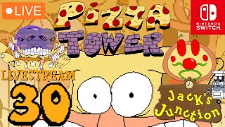 Pizza Tower On The Switch Lets Play 30  Jacks Junction P RANKING WASTEYARD AS NOISE [upl. by Loggia]