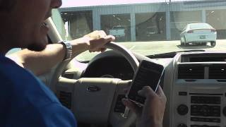 How to quotSYNCquot your mobile device to a Ford Escape [upl. by Alamat]