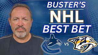 Vancouver Canucks vs Nashville Predators Picks and Predictions Today  NHL Best Bets for 42324 [upl. by Muna]