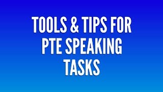 How to Practice for PTE Speaking Tools and Tips [upl. by Leuas]