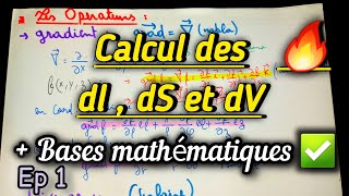 ÉLECTRICITÉ 1 S2  Electrostatique et magnetostique ✅️  rappelle mathématiques 🔥 [upl. by Ayotahs180]