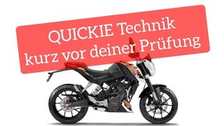 Quickie Technik für Klasse A A1 undoder A2 kurz vor deiner Prüfung [upl. by Aihsiym]